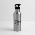 Gourde en aluminium Sky's goumi 600 ml avec bouchon pipette et mousqueton pour activités de plein air